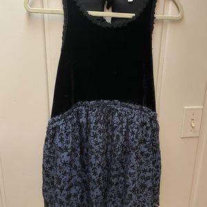 Darling Pol Top with Velvet and patterned Lace